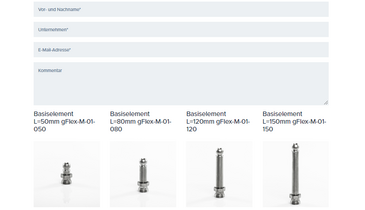 Grindaix - gFlex_neues Anfrageformular ist online